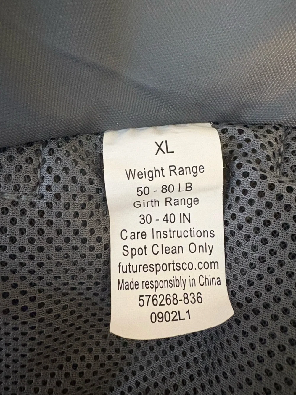 Kong Dog Life Jacket Vest XL 50-80 Pounds Yellow and Gray